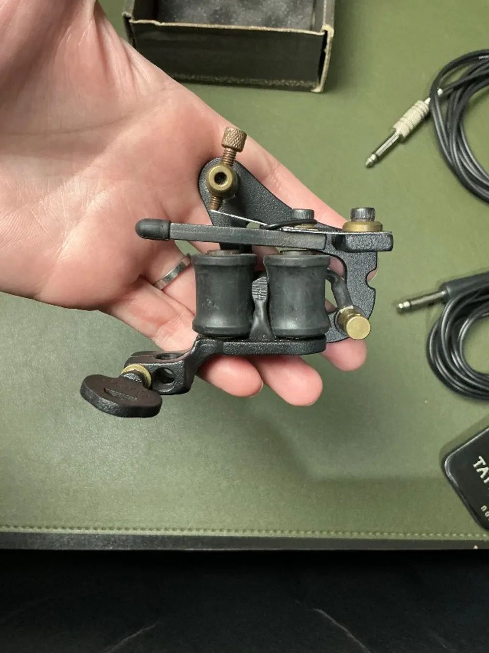 Máquina tatuagem CORUN + clip cord + pedal - Foto 3