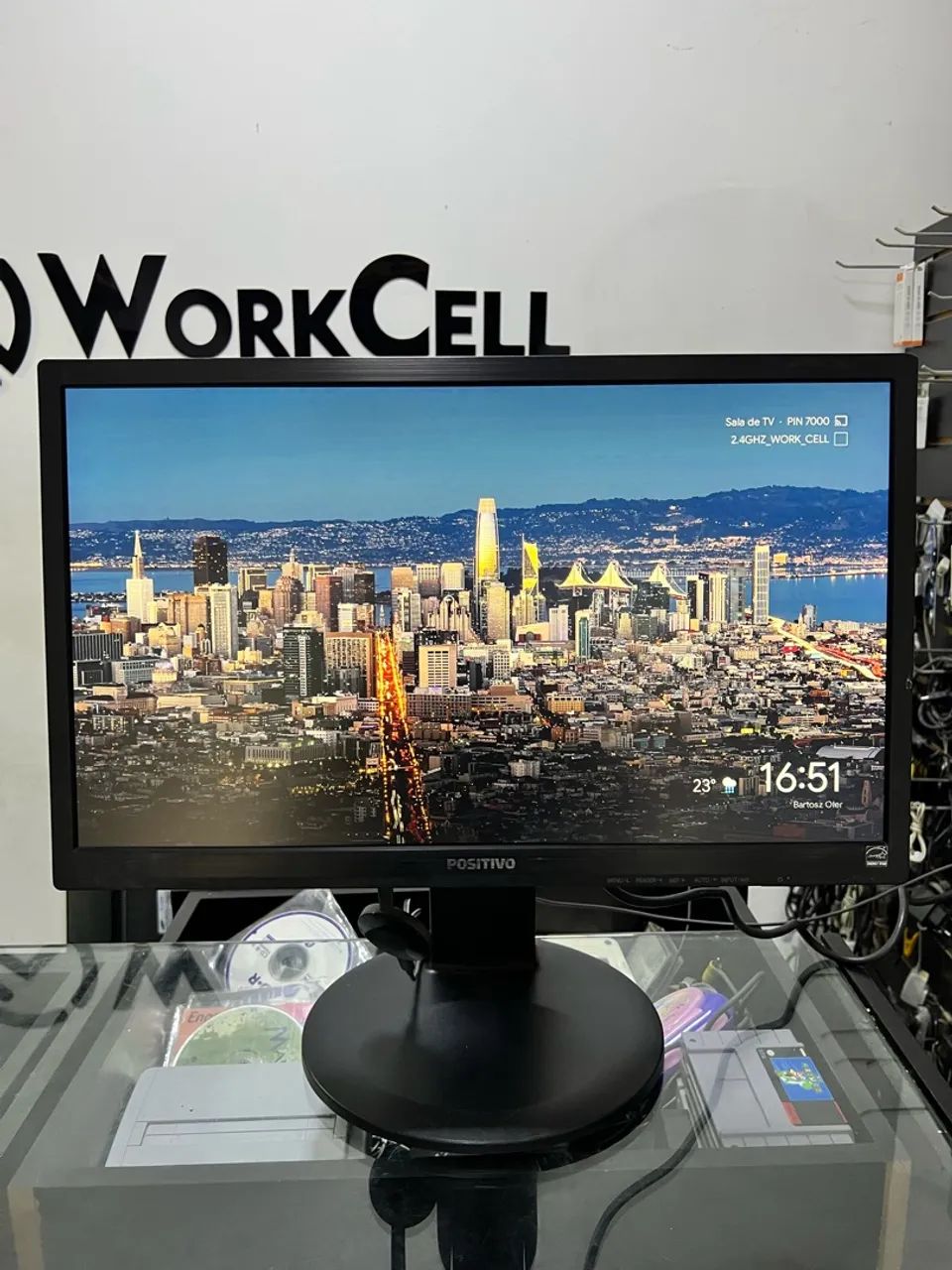 Monitor Positivo com HDMI 22 polegadas 
