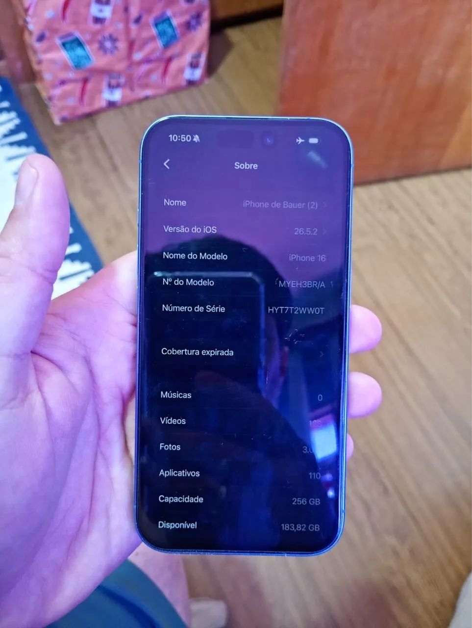 iPhone 16 azul 256 gb