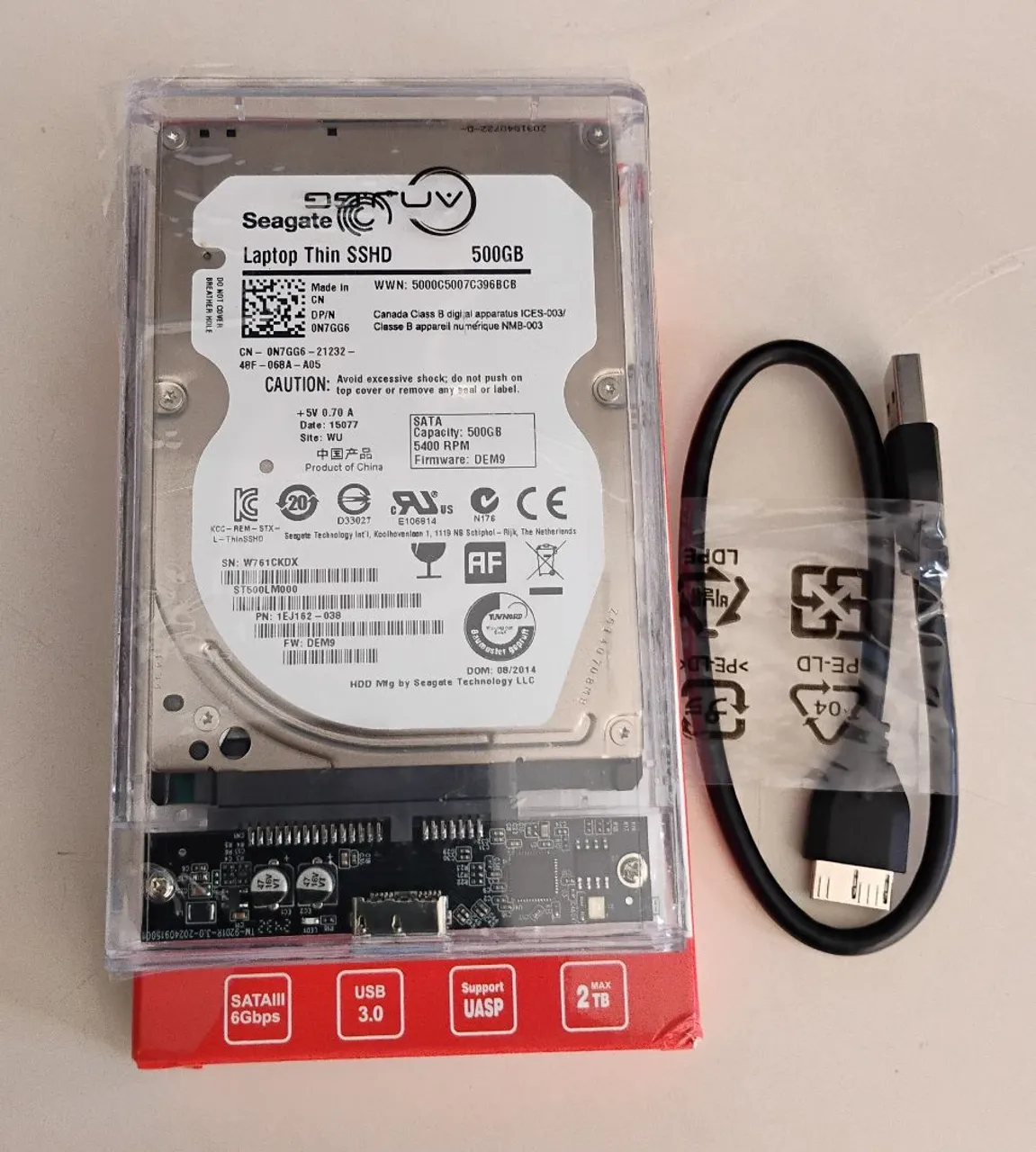 Hd HP/Seagate SAS 3,5' 6TB 7,2k - Armazenamento - Coloninha
