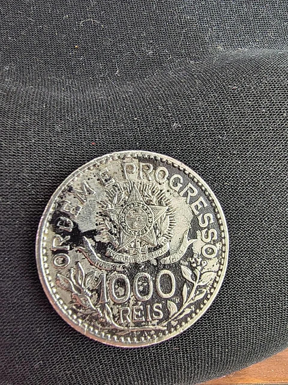 Moeda brasileira 1000 Réis 1913 - Foto 3