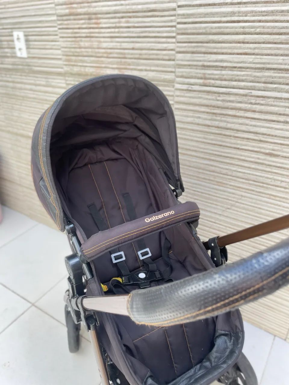Carrinho de bebê moisés galzerrano (acompanha bebê conforto) - Foto 2