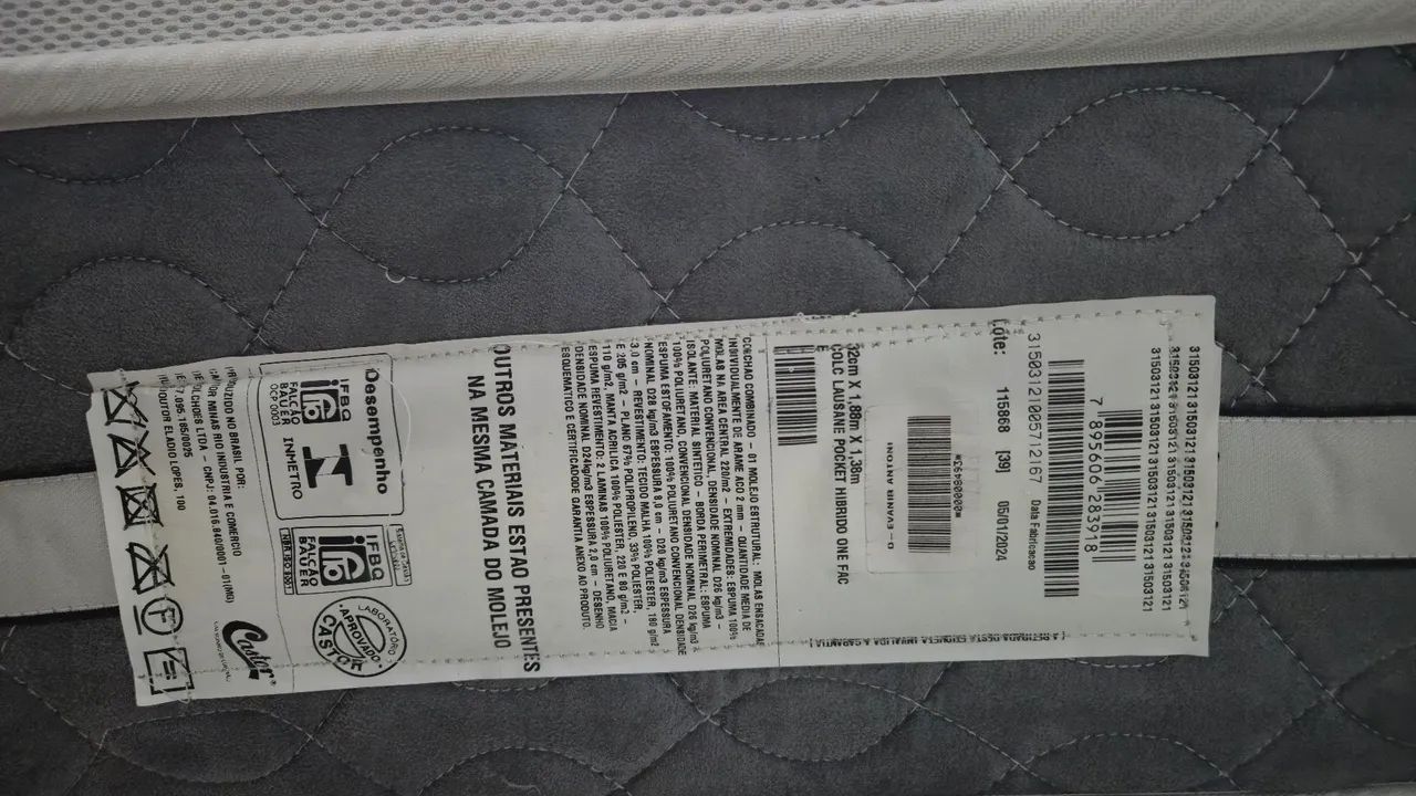Colchão Castor Box Innovation - Pouco uso - Foto 2