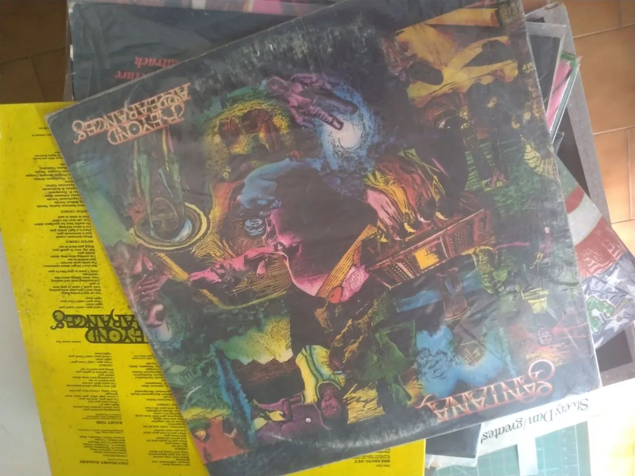Discos de vinil Box com 2 álbuns - Rock internacional - Santana e America - Foto 3