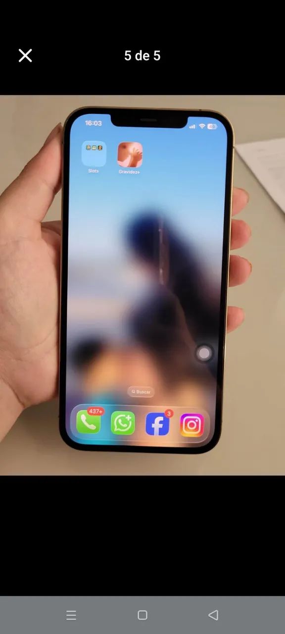 Iphone 12 pro max gold 