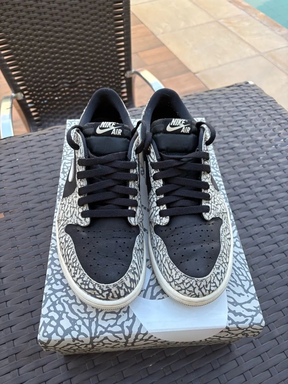 Tênis Air jordan 1 elephant print - Foto 3