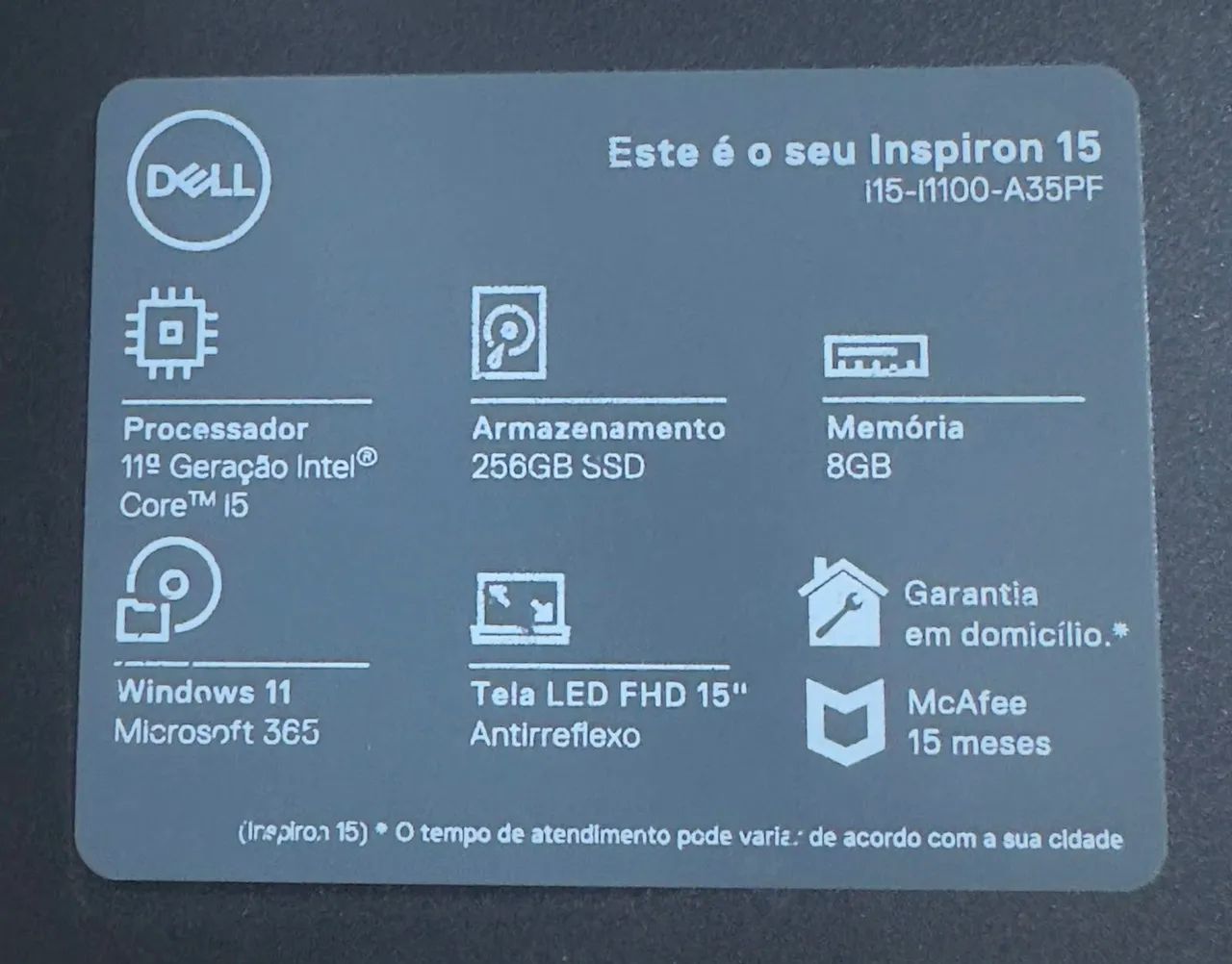 Notebook Dell Inspirion 15 - Foto 4