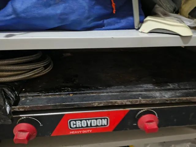 Chapa usada Croydon a gás  - Foto 2