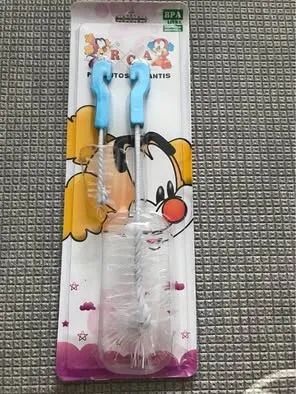 Kit Limpeza Escova de Mamadeira e Bico Bebê - Foto 2