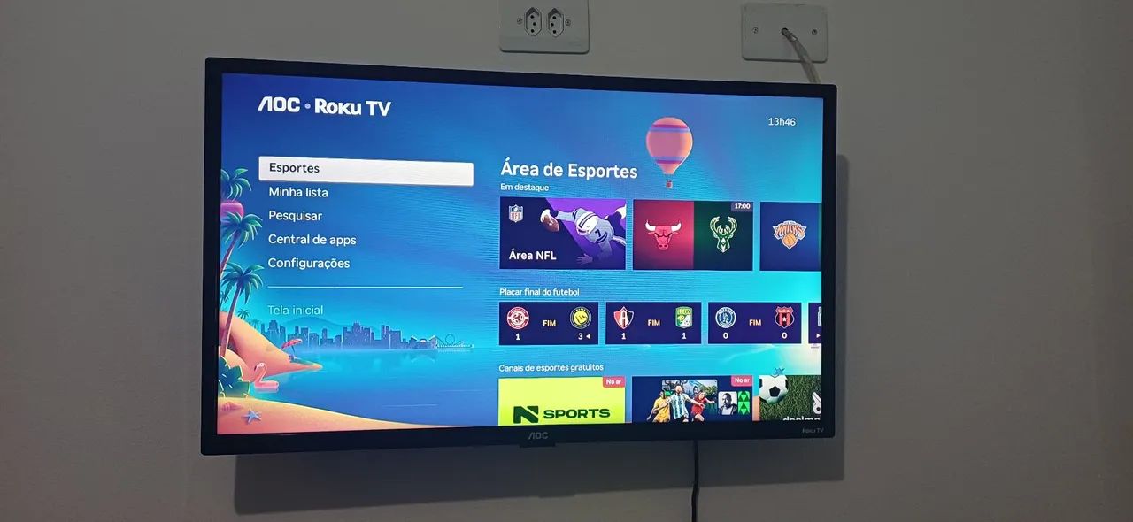 Vendo Tv Smart Roku 32 polegadas!