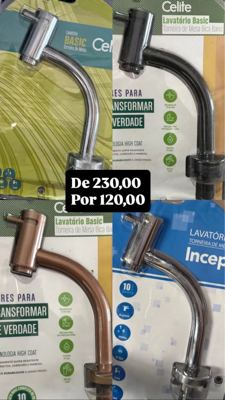 Torneiras com 50% desconto - Foto 3