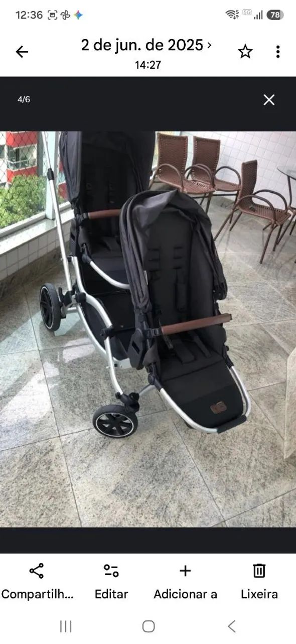 Carrinho Zoom pra Gemeos