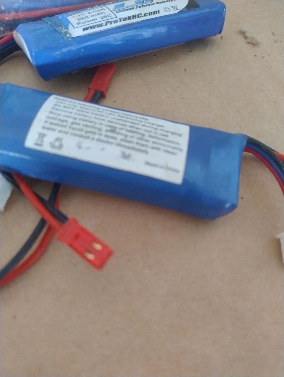 lote bateria lipo 2 células 6 unidades - Foto 2