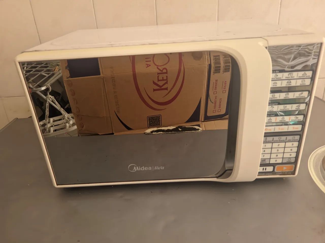 microondas midea mtae21 usado em funcionamento. - Foto 5