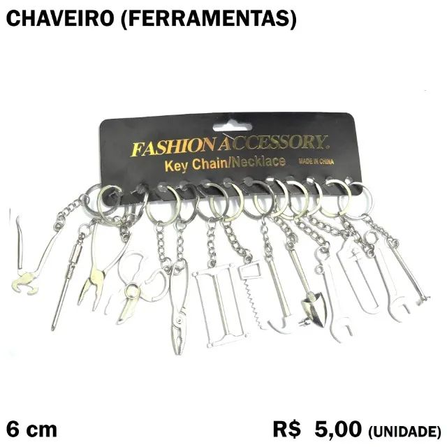 Chaveiro Ferramentas - 2 Unidades