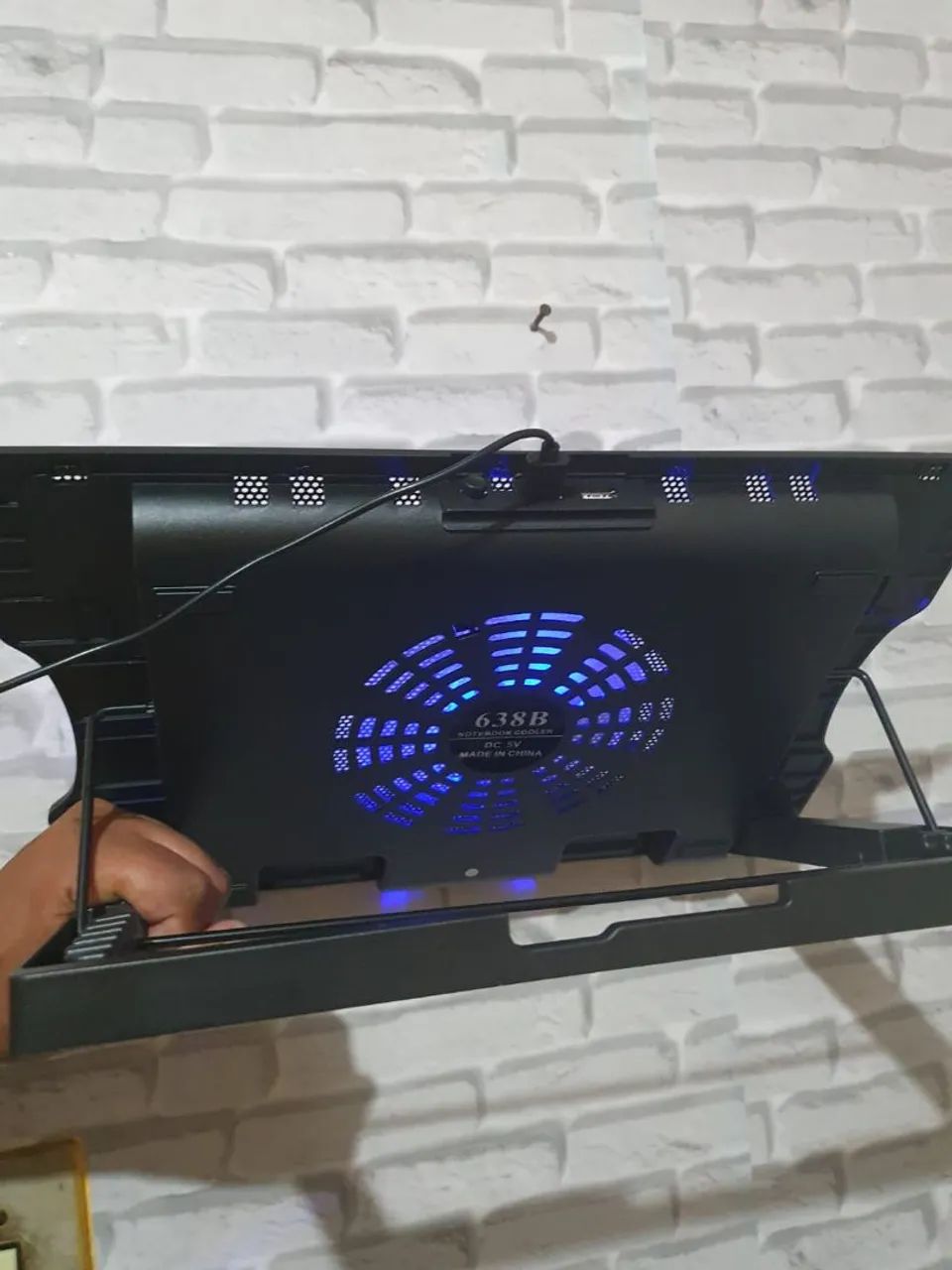 Base Refrigerada Notebook Cooling Pad 638B LED 2 USB - Foto 4
