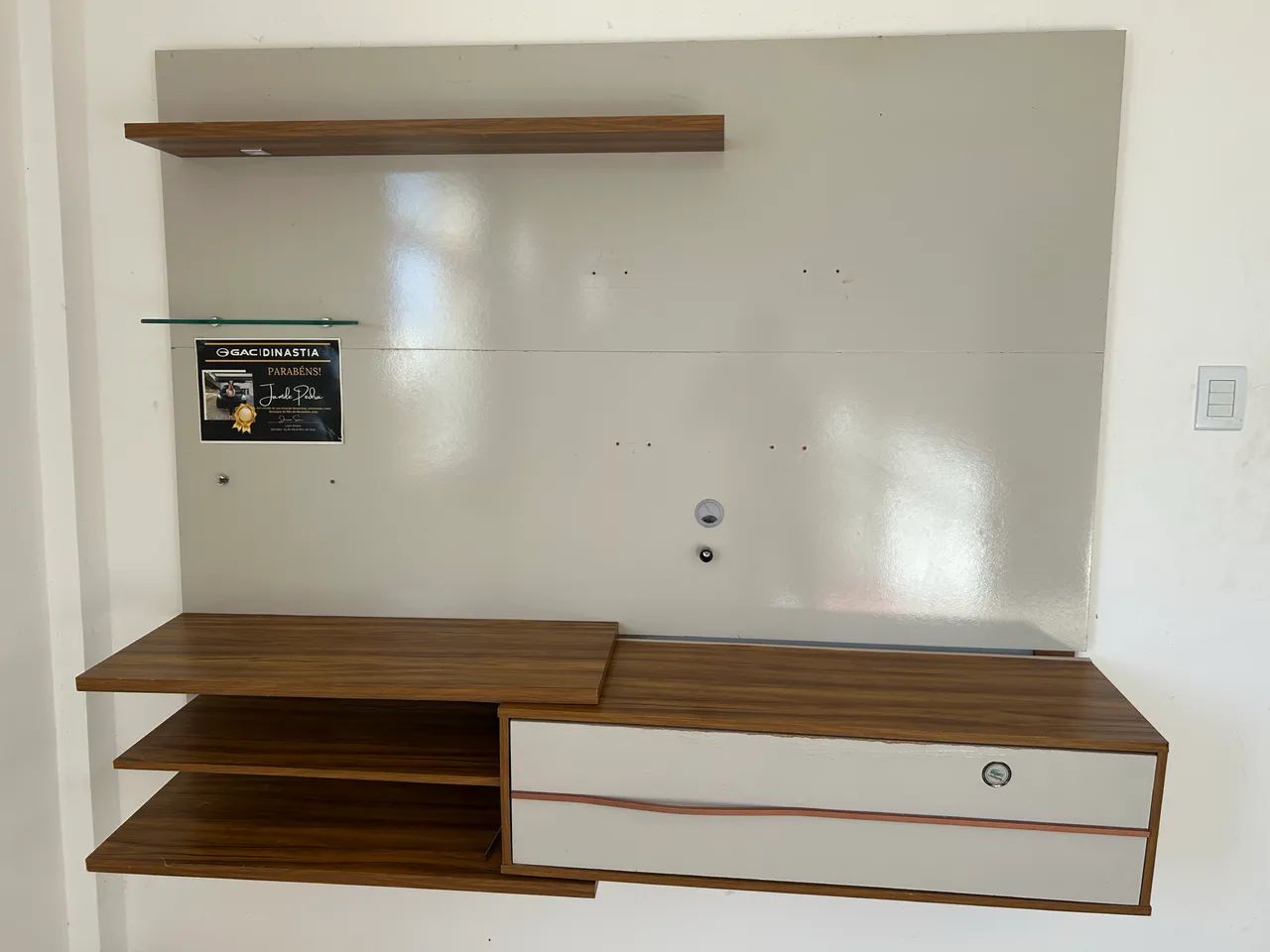 Rack tv até 70 polegadas R$ 200,00 oportunidade vendo devido a mudança - Foto 2