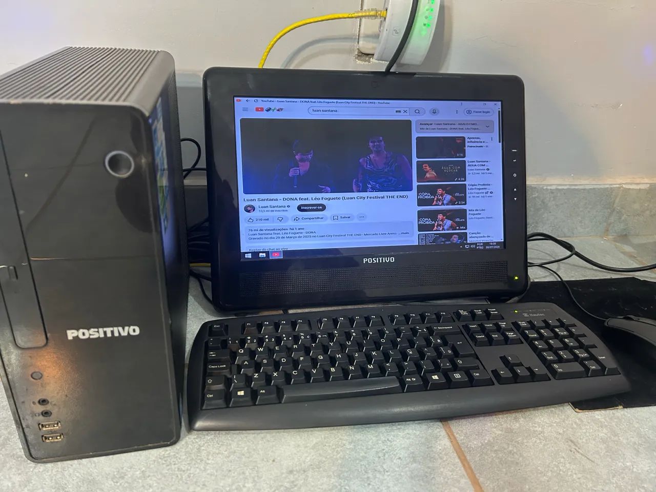 Computador completo mini 