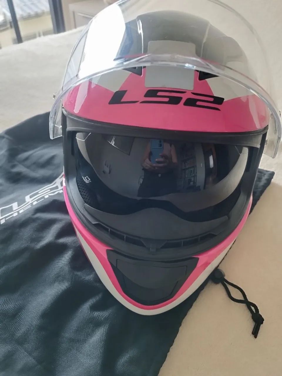 Capacete LS2/ tamanho 56 - Foto 2