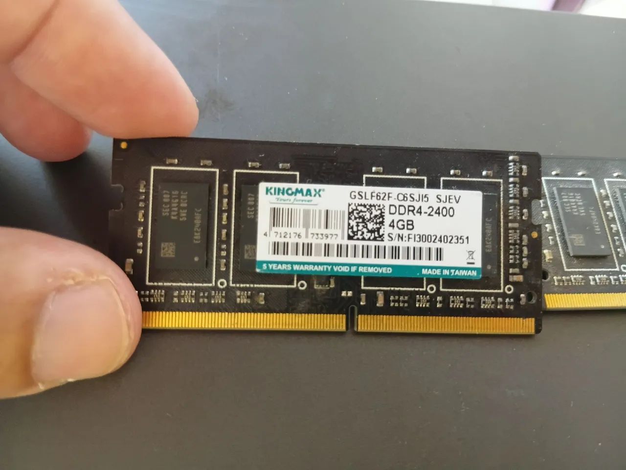Kit Memórias 4gb ddr4 notebook Funcionando perfeitamente  - Foto 2