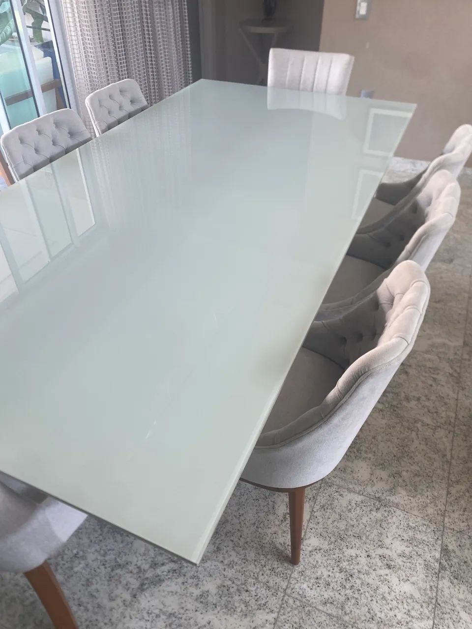 Mesa de jantar com 8 cadeiras - Foto 2