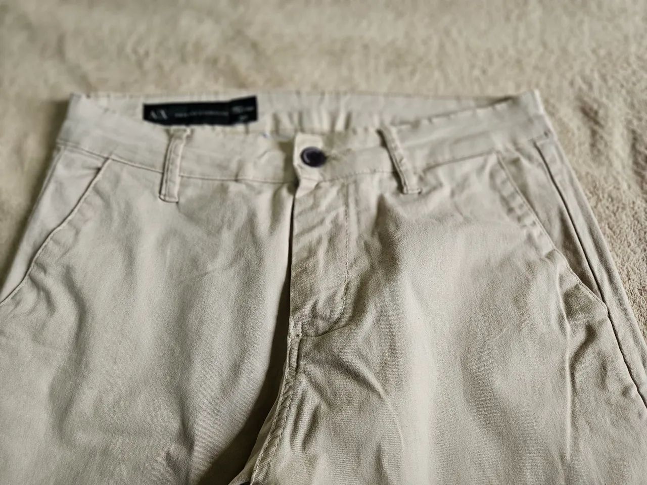 Calça Sarja Armani Bege - Foto 4
