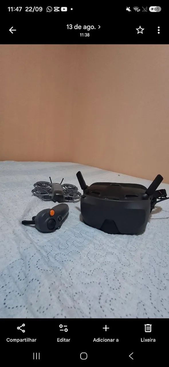 Oculos FPV com motion Dji
