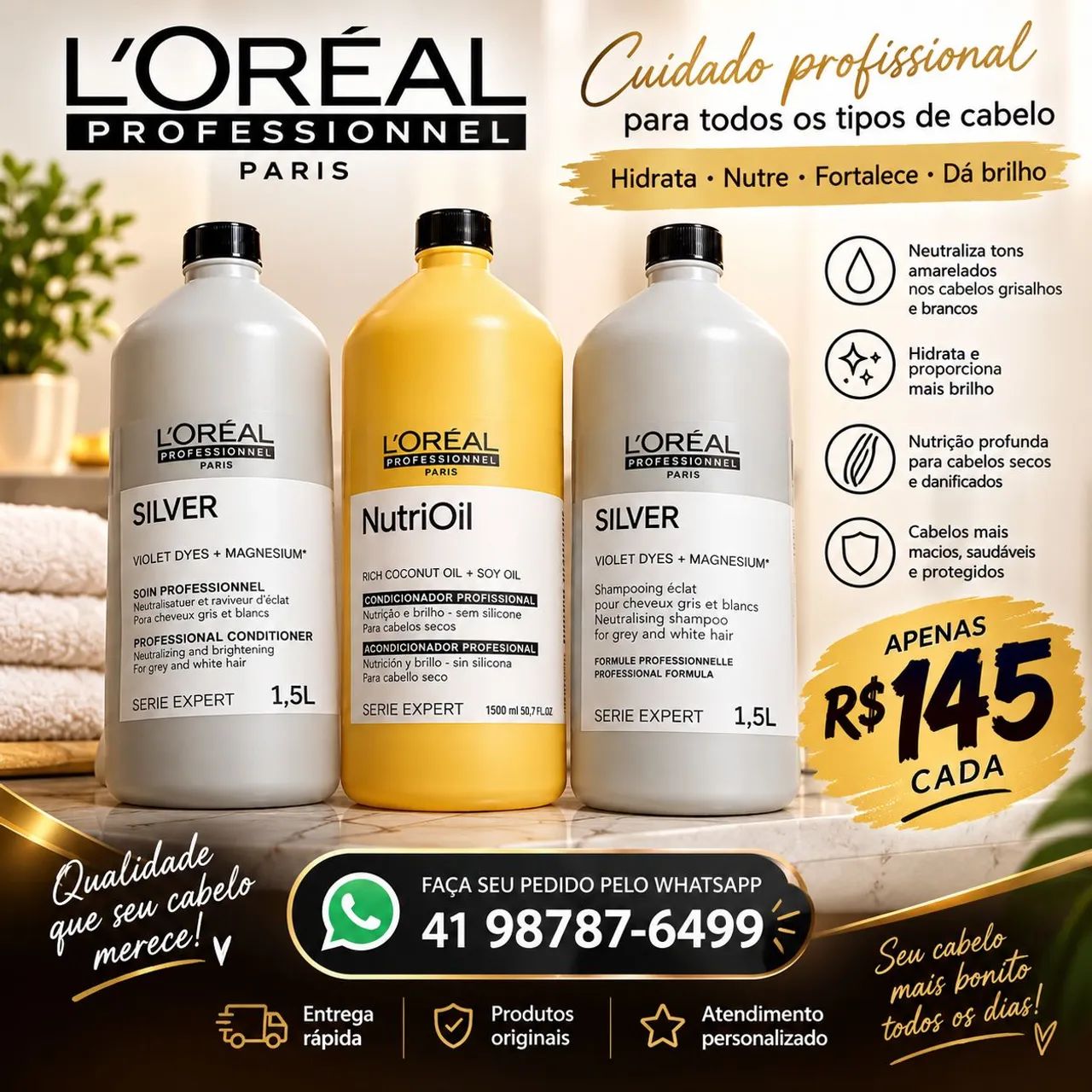 Shampoo e Condicionador 