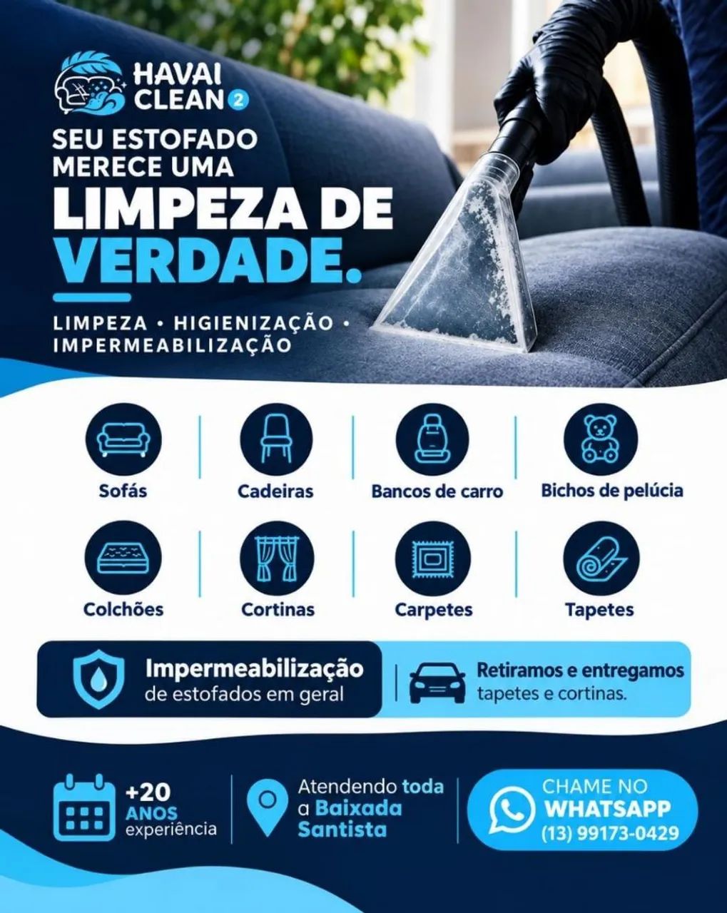 LIMPEZA DE ESTOFADOS