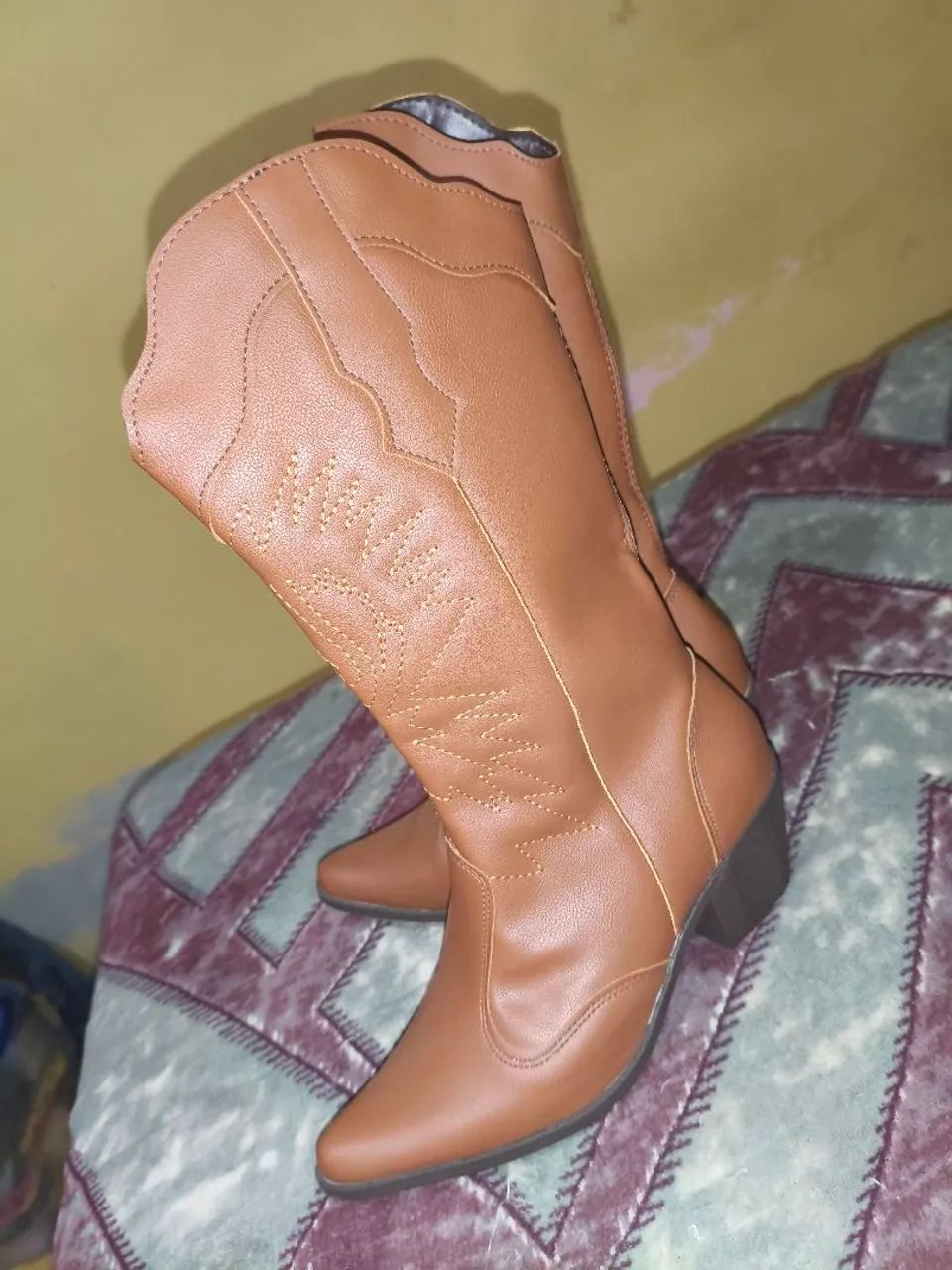Bota de couro