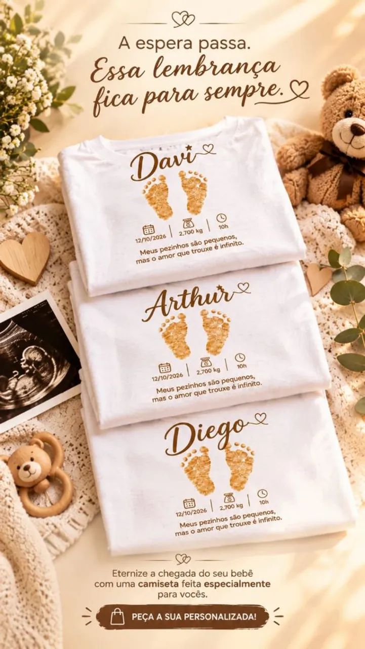 Camisas lembranças