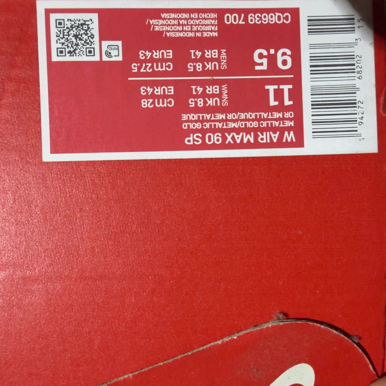 Nike Air Max 90 Gold Original 41 BR - Foto 5