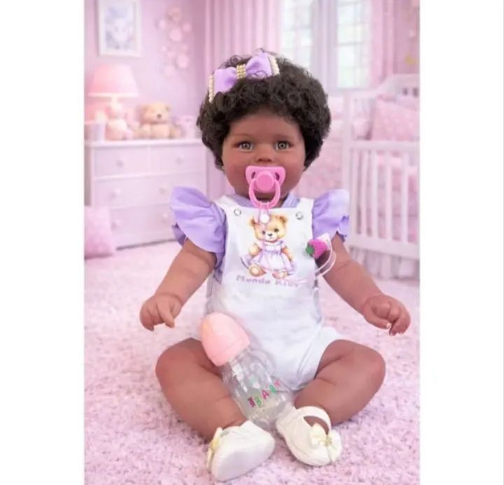 Boneca realista bebê reborn - Foto 4