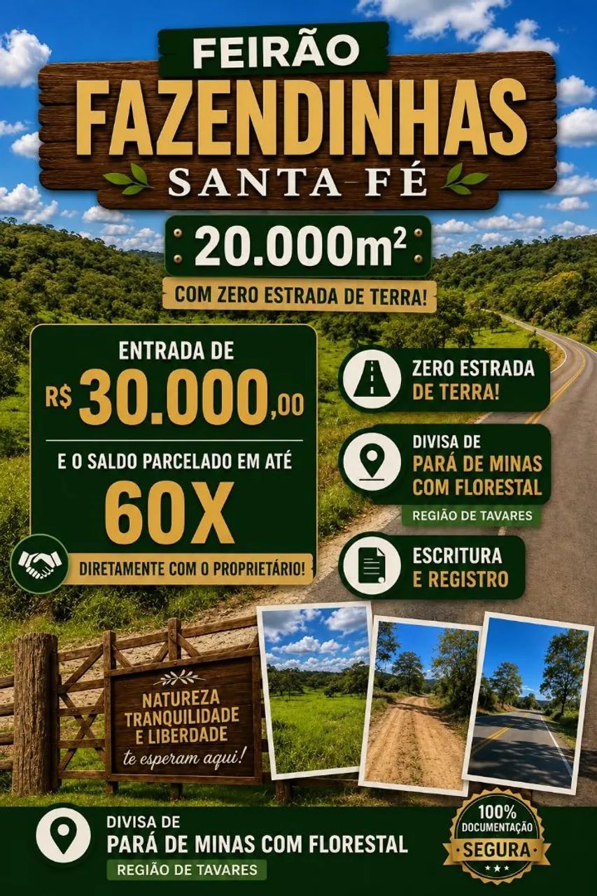 Fazendinhas em para de minas 