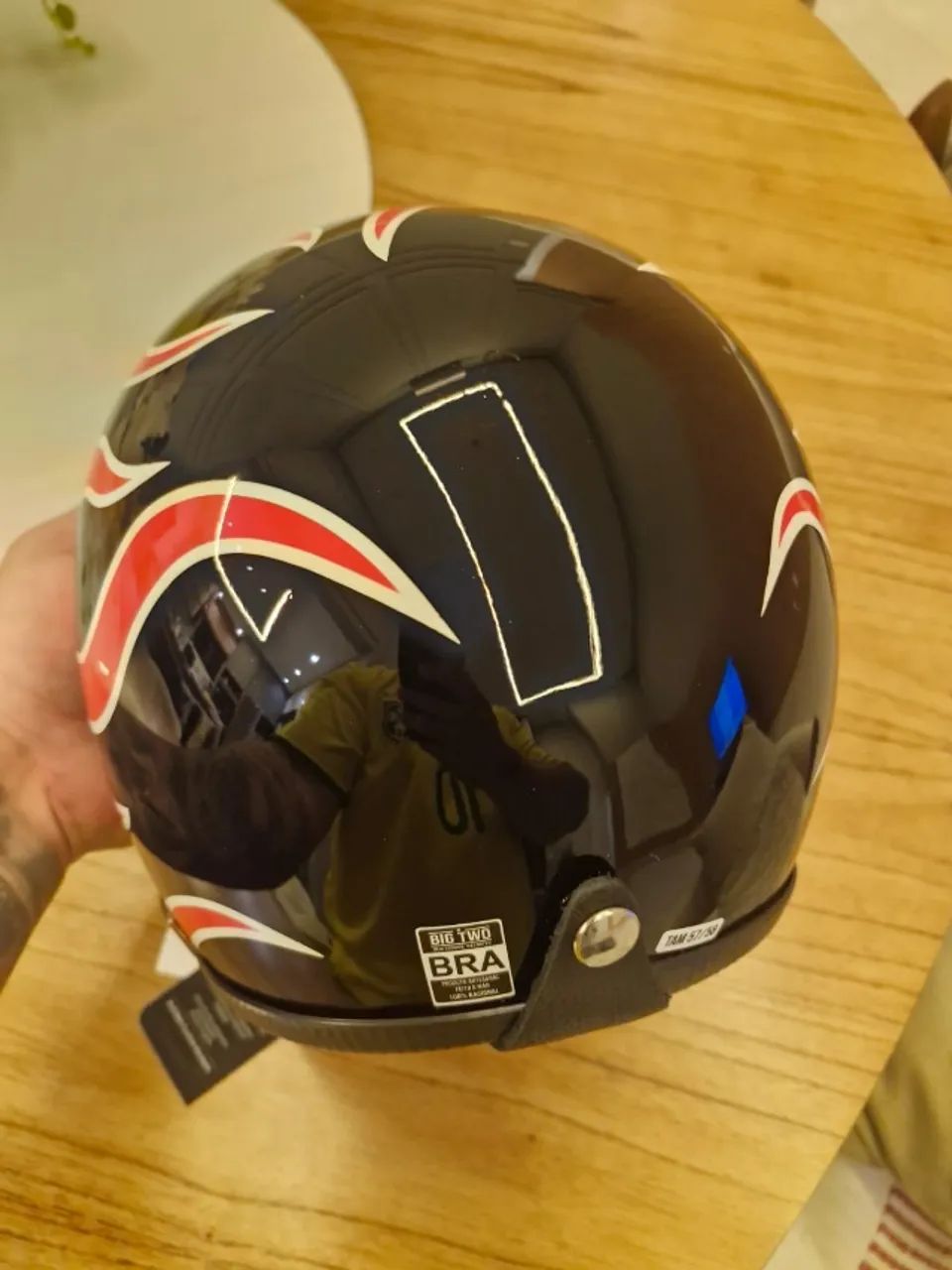 CAPACETE BIG2 ABERTO TAMANHO 58 - Foto 4