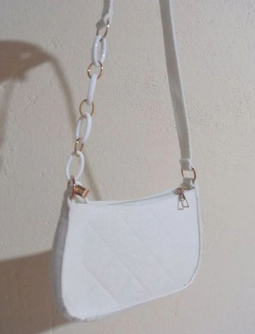 Bolsa de ombro branca  - Foto 3