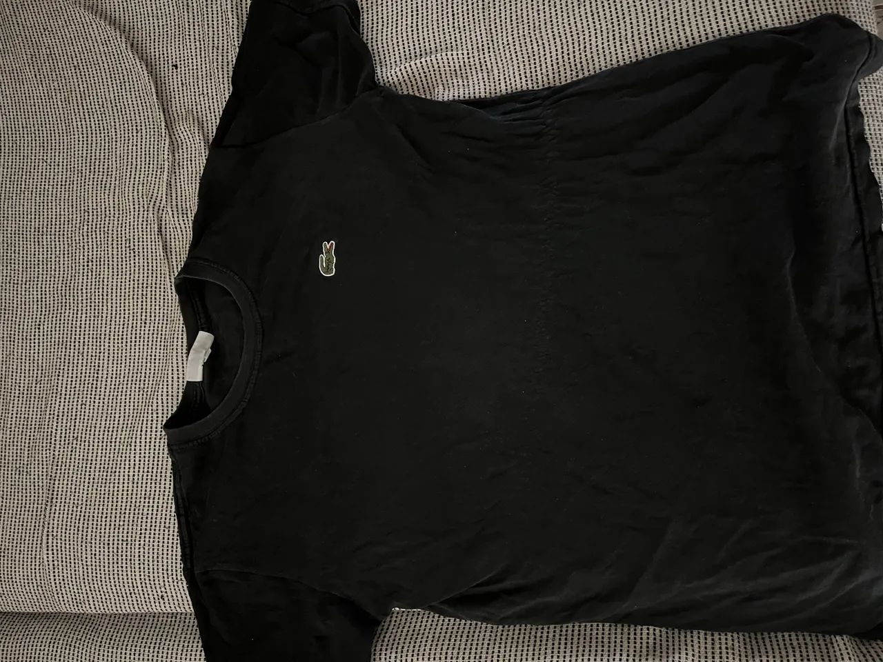 Blusa Lacoste Preta Original