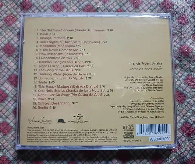 Cd Sinatra & Jobim - The Complete Reprise Recordings - Lacrado !!!! - Foto 2