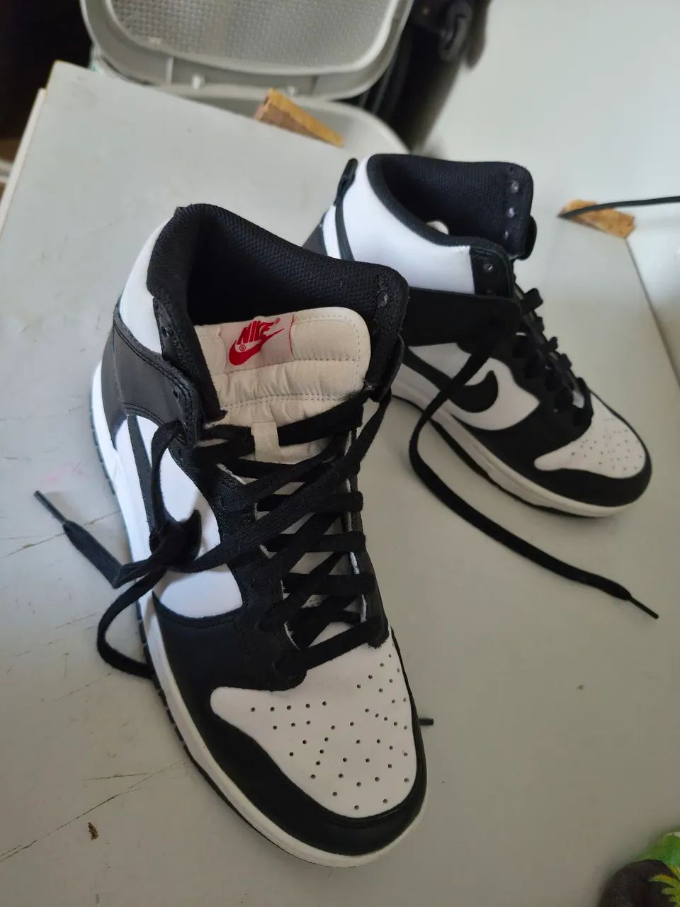 Tênis Nike Dunk High Retro Preto E Branco