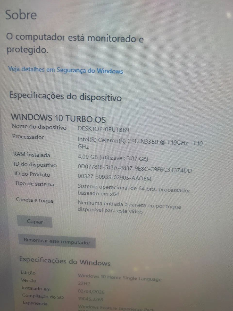 NOTEBOOK ASUS WINDOWS 10 TURBO.OS - Foto 2
