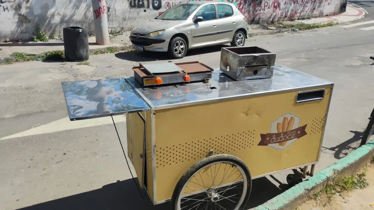 Carro de churrasco ou churros. - Foto 4