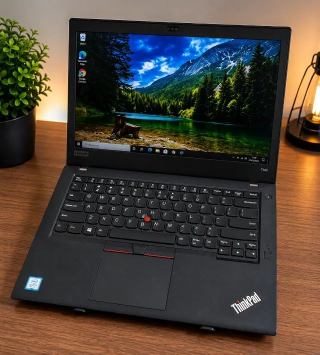 Lenovo ThinkPad T480 i5 8ª | 16GB RAM | SSD 256GB | Full HD |Bateria Dupla + Maleta brinde