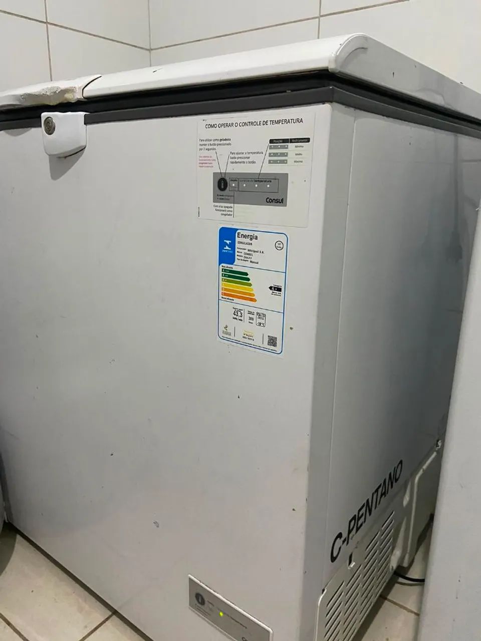Freezer Horizontal Consul 309L