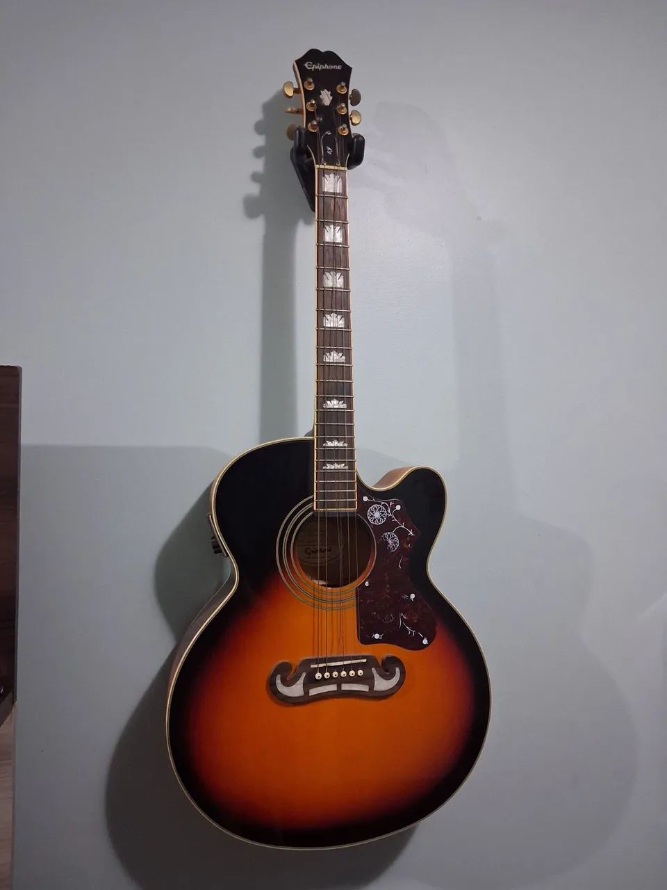 Violao seminovo Epiphone EJ200 - Foto 2