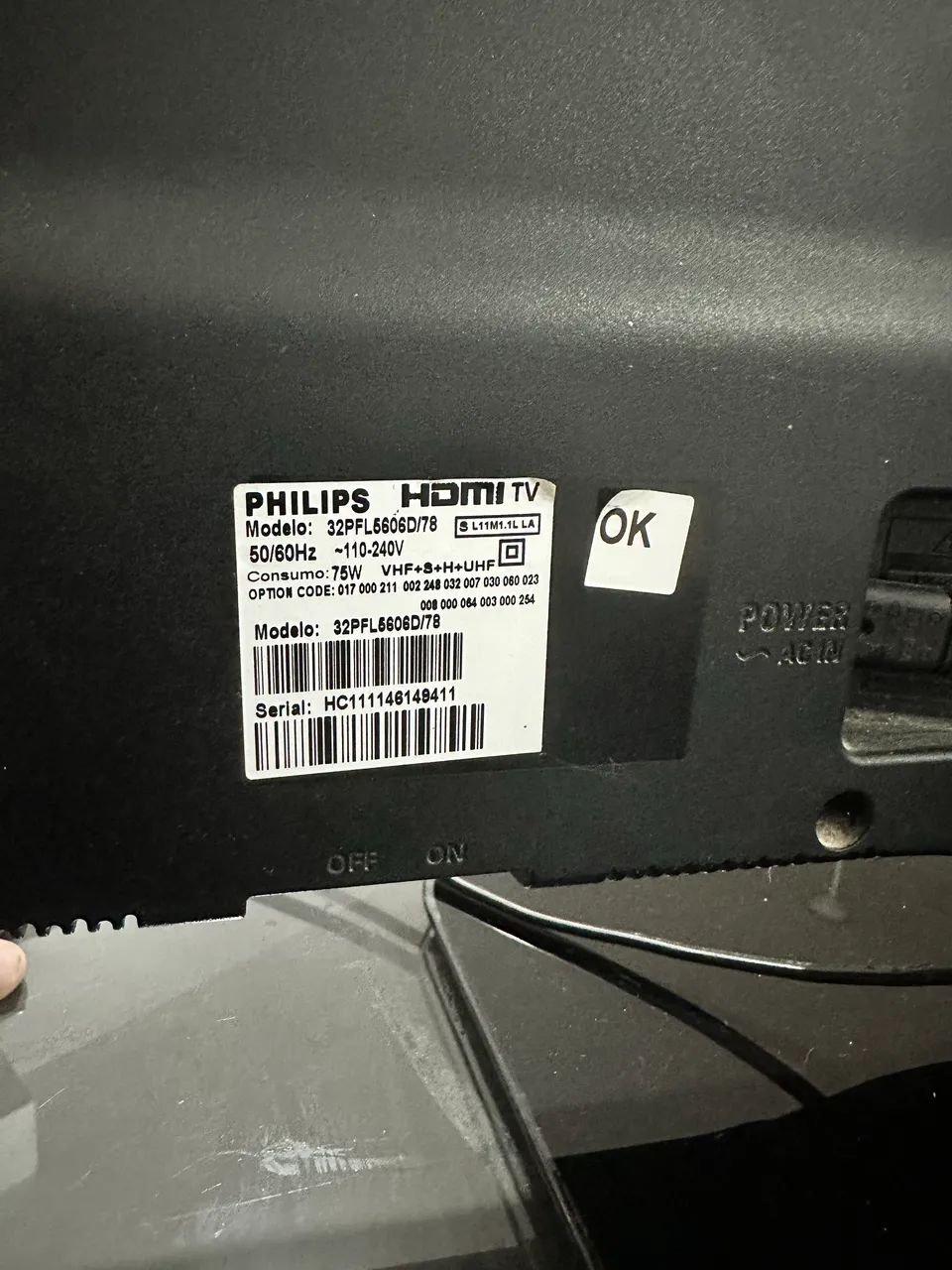 Tv Philips 32 - FUNCIONA NORMALMENTE - Foto 4