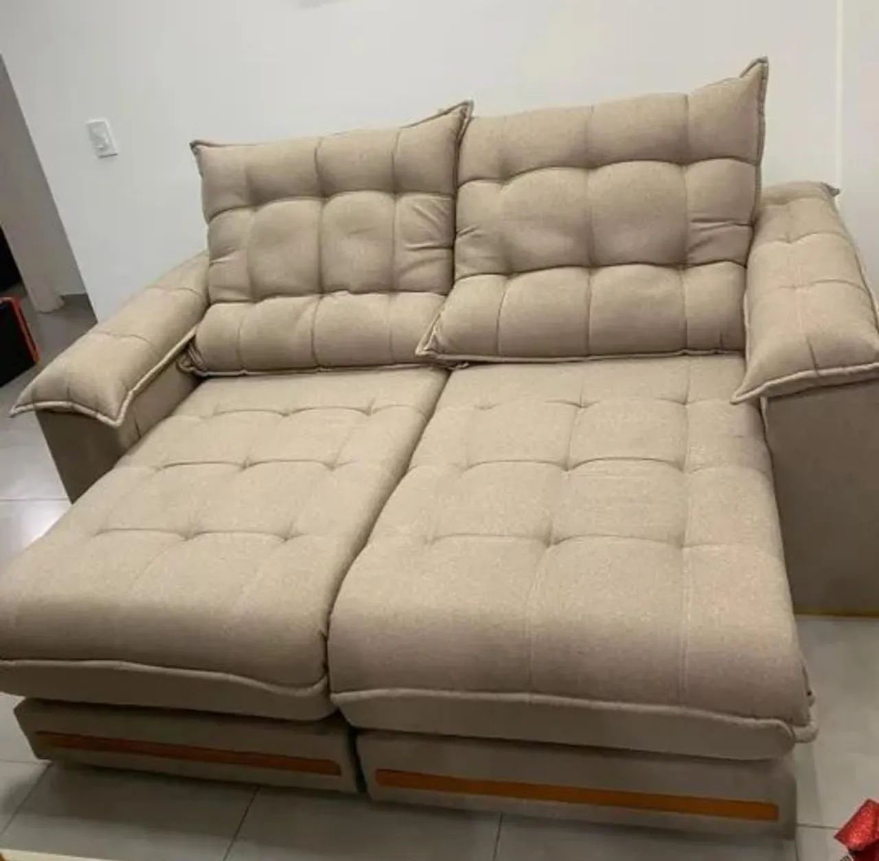 Jogo de sofá retrátil - pronta entrega - até 10x no cartão - Foto 2