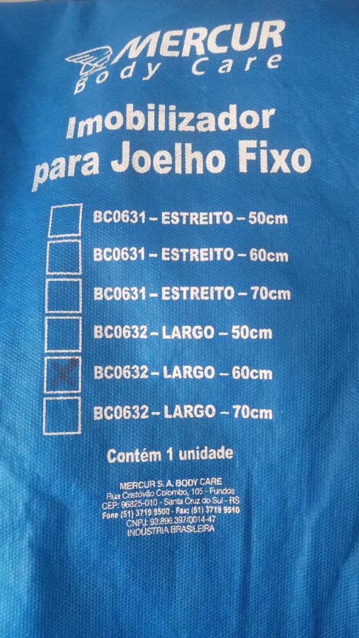 Imobilizador de joelho fixo  - Foto 2