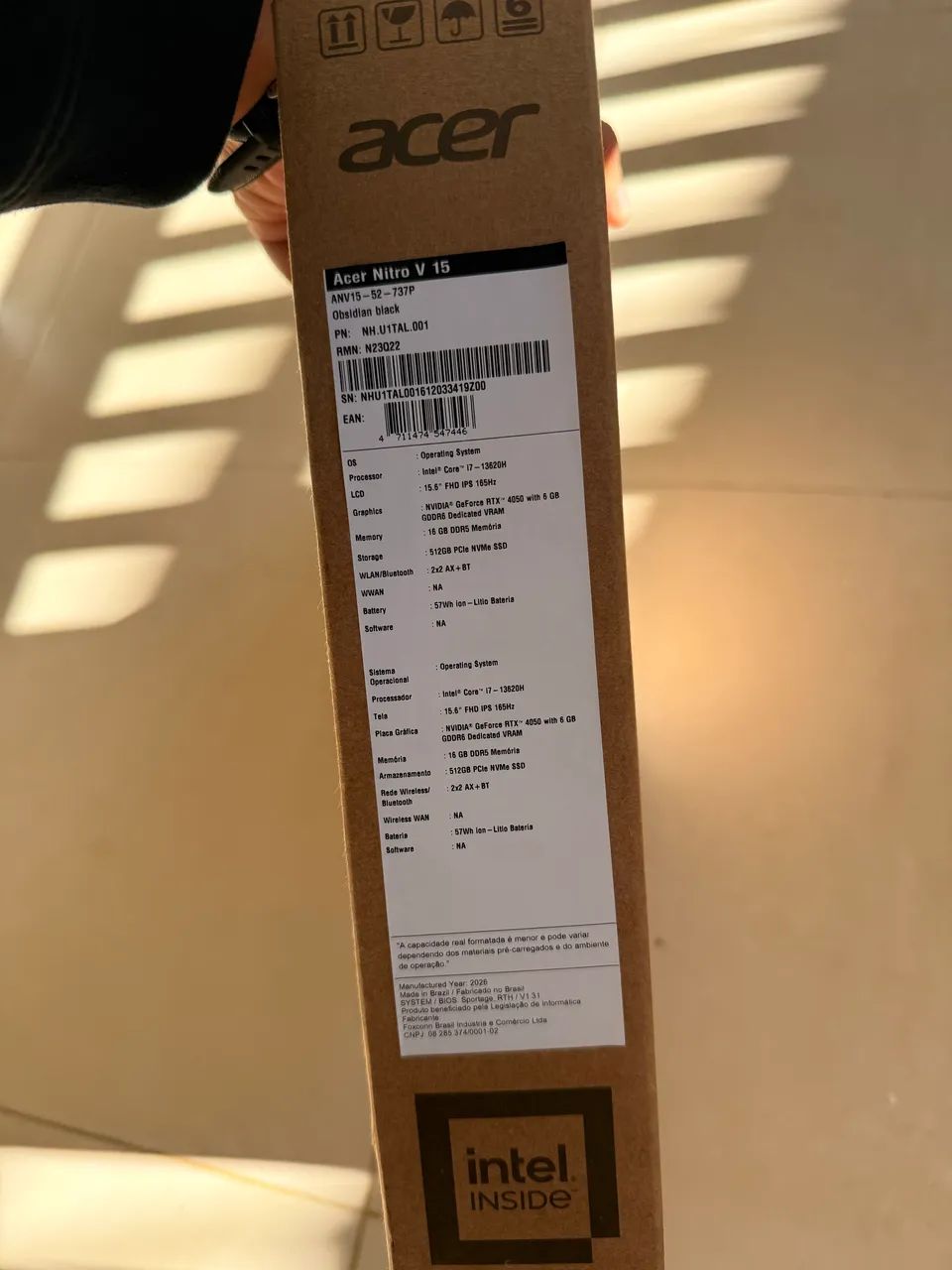 Notebook Gamer Acer Nitro V15 - Foto 3