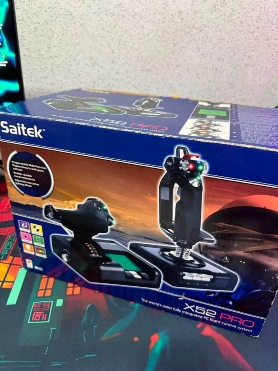 Joystick de voo Saitek X52 Pro  - Foto 2