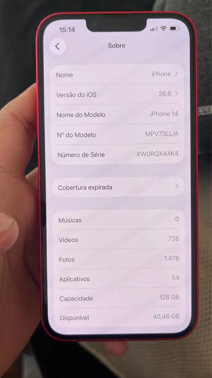 iPhone 14 red 128 gb ? - Foto 2